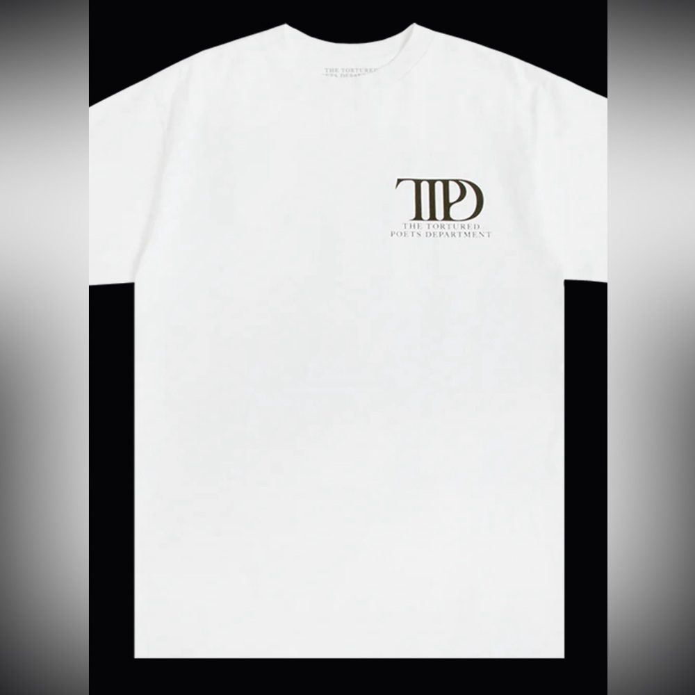 BRAND NEW Authentic The Tortured Poets Department White T-Shirt Size XL - Picture 4 of 7